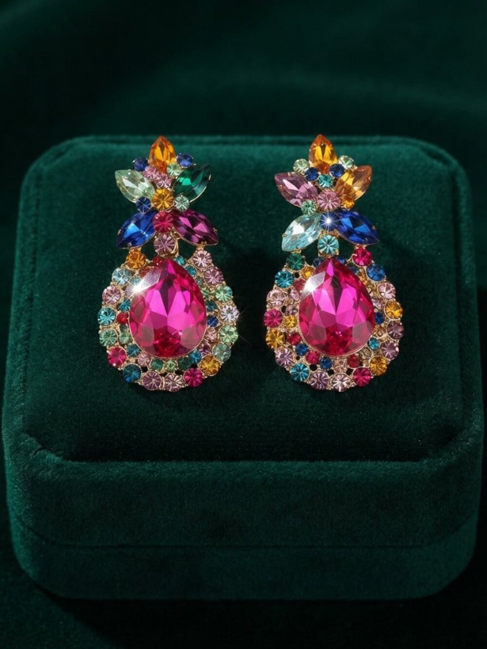 Spectacular earrings zirconia